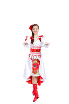穿傳統(tǒng)衣服的女孩