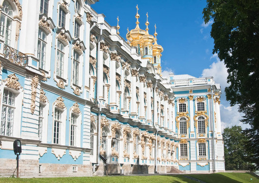 凱瑟琳宮；位于Tsarskoye Selo鎮(zhèn)（膿
