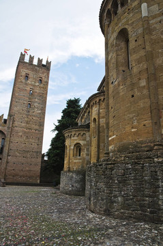 維迪城堡。公司arquato。Emilia Romagna。意大利.