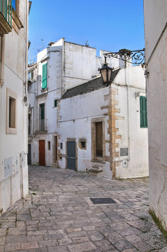 小巷。Martina Franca。普利亞。意大利.