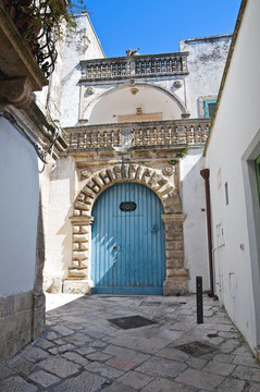就宮。Martina Franca。普利亞。意大利.