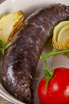 krupniok傳統(tǒng)血香腸在波蘭美食