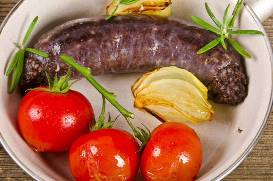 krupniok傳統(tǒng)血香腸在波蘭美食