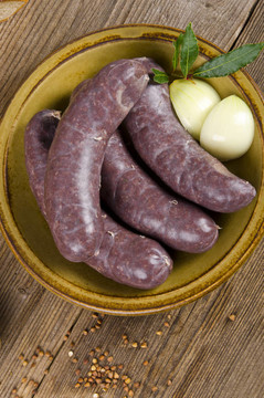 krupniok傳統(tǒng)血香腸在波蘭美食