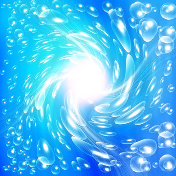 泡沫光線