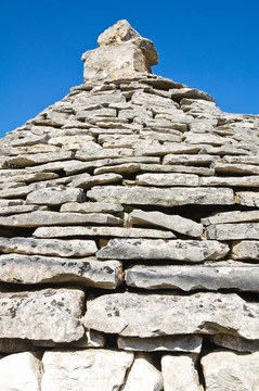 Alberobello s Trulli。普利亞。意大利.
