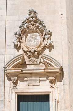 圣馬蒂諾大教堂。Martina Franca。普利亞。意大利.