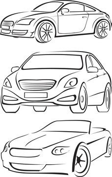汽車(chē)輪廓