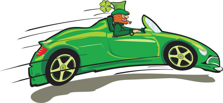 快樂的一天leprechau `圣帕特里克