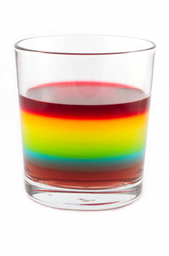 彩虹果凍杯