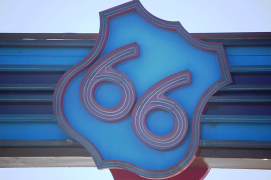 路線66街標志