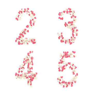 情人節(jié)的心字母