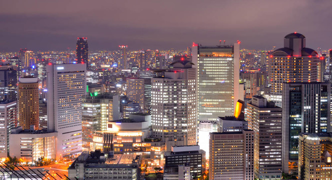 大阪城市景觀