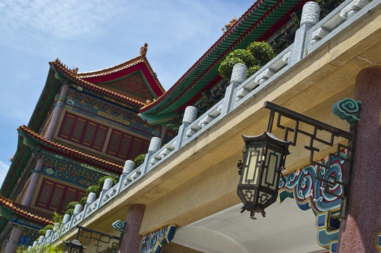 中華寺的陽臺(tái)。