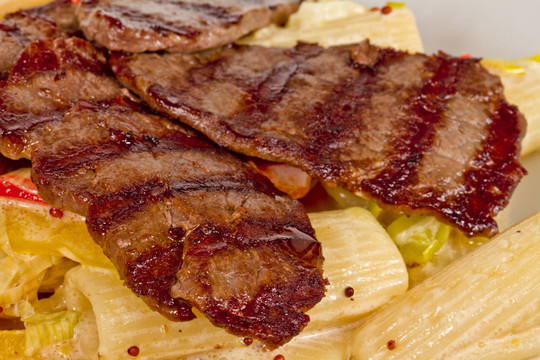 空心面與牛肉醬