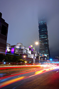 臺北商業(yè)區(qū)夜間