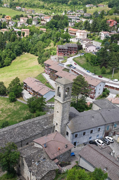 巴迪城堡。Emilia Romagna。意大利.