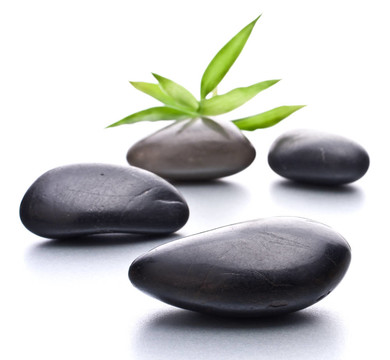 禪石。石材水療與保健理念。