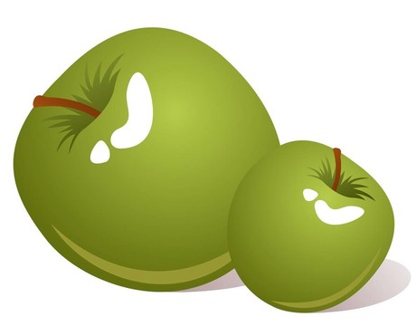 兩個青蘋果