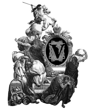 字母V.
