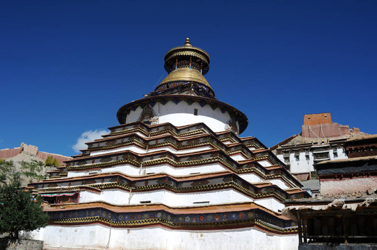 西藏江孜寺；