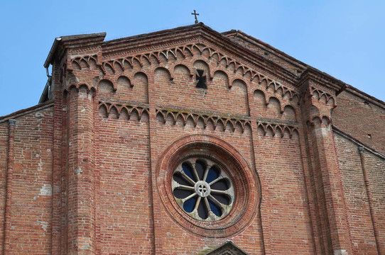 fontevivo西多會修道院。Emilia Romagna。意大利.