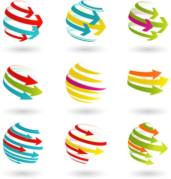 colordul箭頭圖標(biāo)