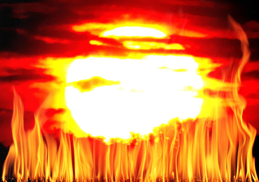 日落