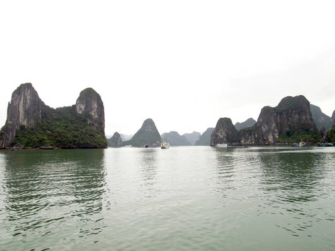 下龍灣；越南。聯(lián)合國教科文組織世界遺產(chǎn)。
