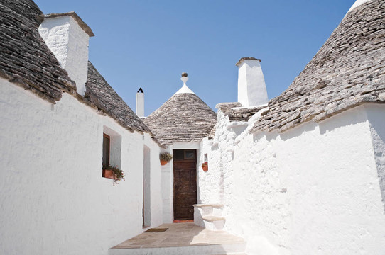 特魯利。阿爾貝羅貝洛。Apulia。