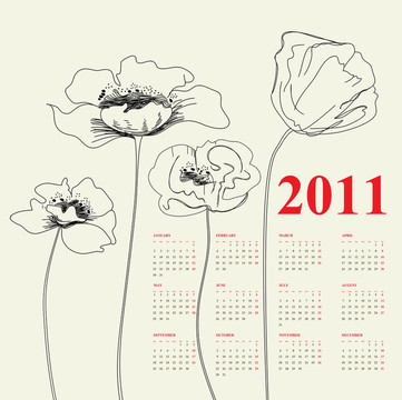 2011日歷