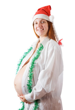 孕婦穿圣誕裝