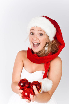 女孩Santa