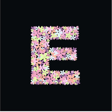 字母E