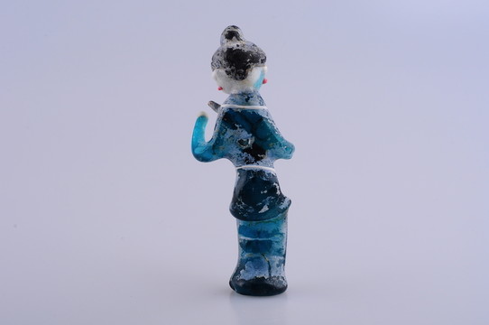 遼金琉璃 彩琉璃樂俑