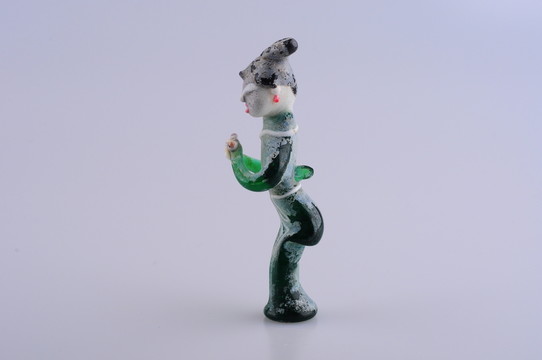 遼金琉璃 彩琉璃樂俑