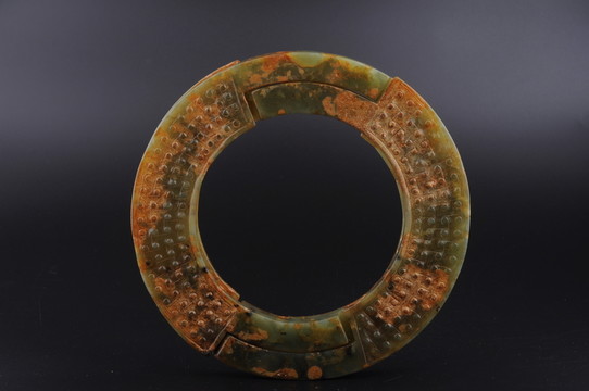 戰(zhàn)國(guó)玉環(huán) 戰(zhàn)國(guó)勾連紋蚩太玉環(huán)