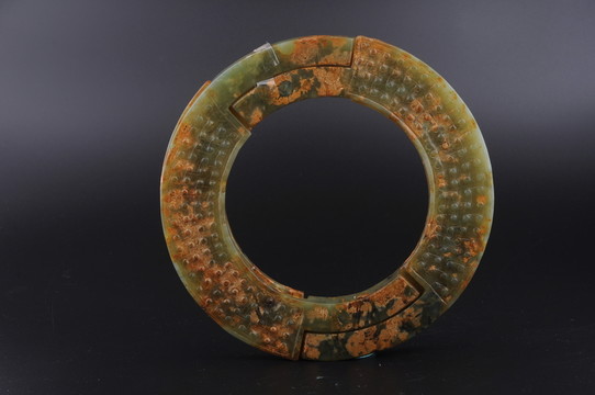 戰(zhàn)國玉環(huán) 戰(zhàn)國勾連紋蚩太玉環(huán)