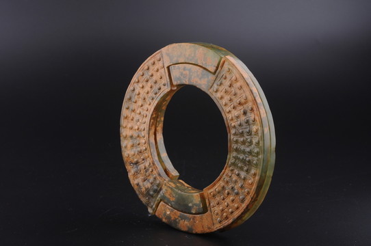 戰(zhàn)國玉環(huán) 戰(zhàn)國勾連紋蚩太玉環(huán)