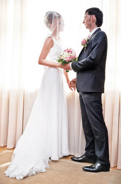 年輕夫婦的婚禮