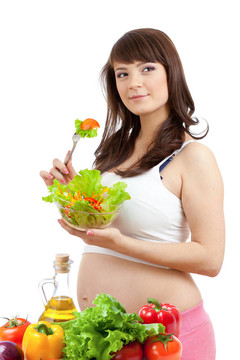 孕婦吃健康食品