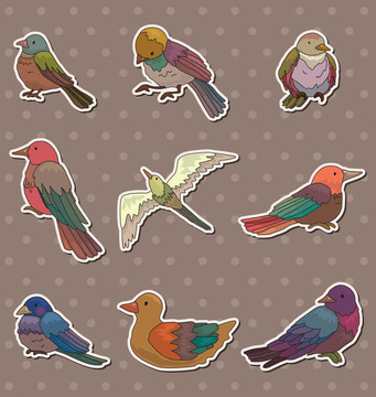鳥貼紙