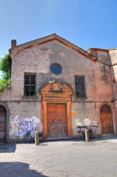 SS。彼得洛保羅教堂。Ferrara。Emilia Romagna。意大利.