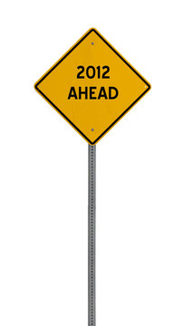 2012前進(jìn)-黃色道路警告標(biāo)志