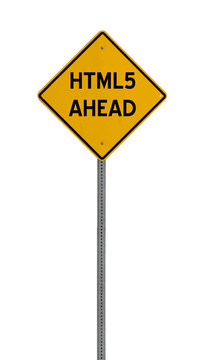 HTML5 -黃路警告標(biāo)志