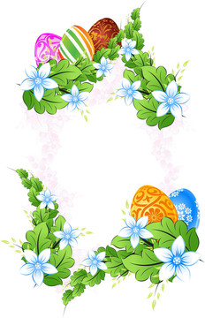 復(fù)活節(jié)彩蛋花架