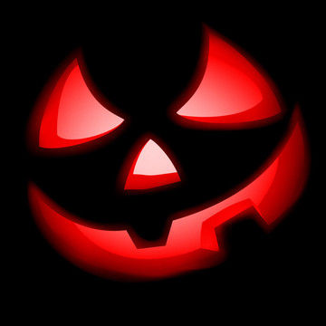 Jack O Lantern笑著。EPS 8