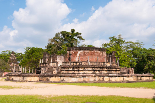 古城斯里蘭卡pollonnaruwa；
