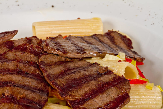 空心面與牛肉醬