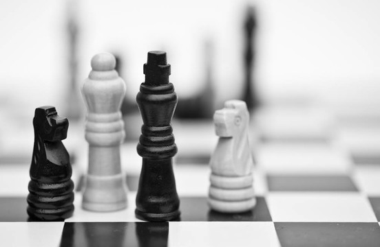 戰(zhàn)略商務概念應用的棋局